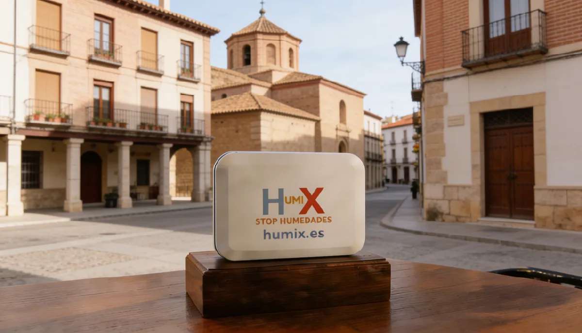 Sistema HUMIX instalado en la pared de una vivienda en Galicia